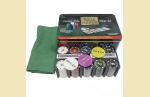 LY-Р02W	Покерный набор на 200 фишек с номиналом в металлической коробке  