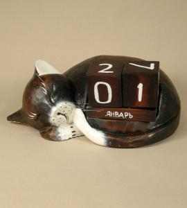 UTH295  Календарь 'Спящий кот'  