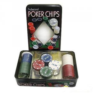 LY-Р05	Покерный набор на 100 фишек с номиналом в металлической коробке  