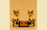 UTH027 A  Календарь 'Рыжие кошки с котятами'.  