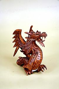 Мини-скульптура "Дракон". 15 см. PWA285 дерево